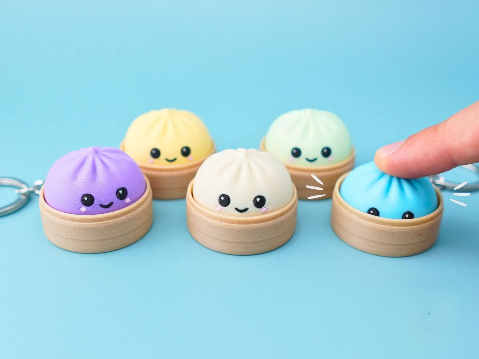 Mini Dumpling Clicker (Set of 3)